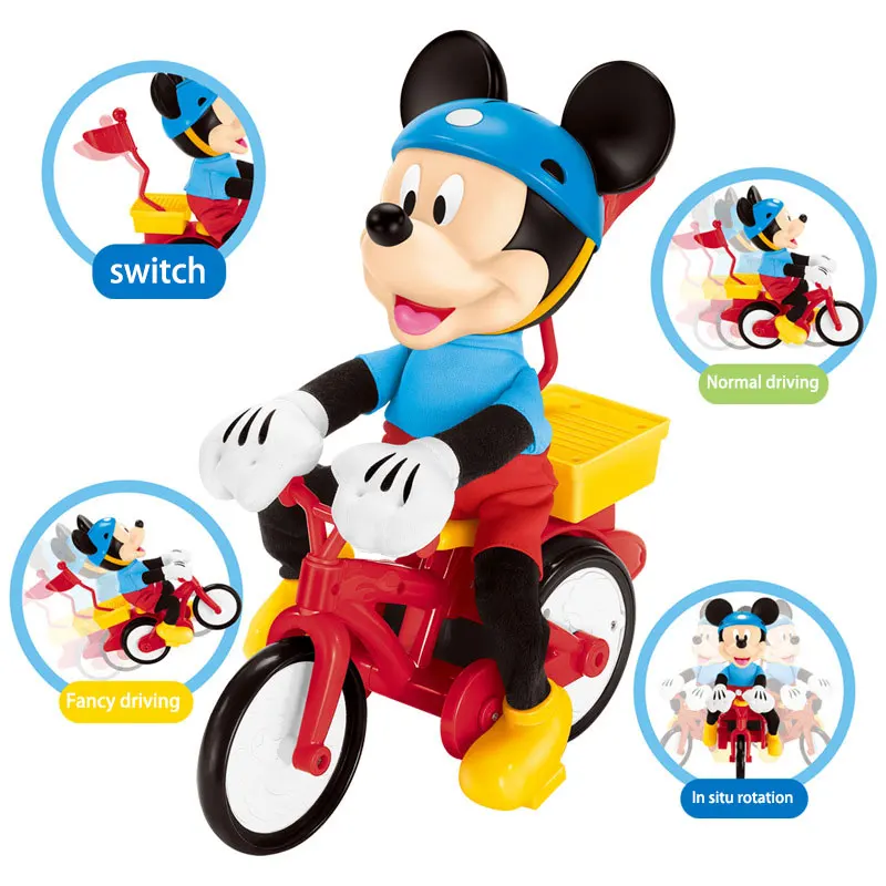Disney игрушки для детей детский подарок Микки Интеллектуальный велосипед Детский