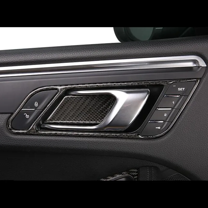 Carbon Fiber Inner Door Handle Frame Decoration 4pcs For Porsche Macan 2014-2018 Car Styling Door Bowl Cover Trim
Carbon Fiber Inner Door Handle Frame Decoration 4pcs For Porsche Macan 2014-2018 Car Styling Door Bowl Cover Trim