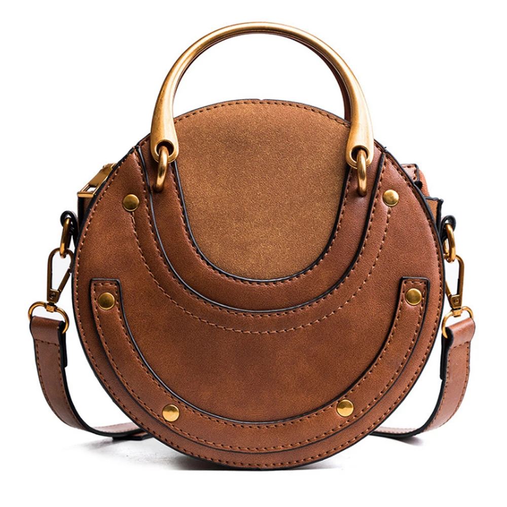 Vintage Bolsa Feminina PU Leather Women Handbag Circular Sac a Main Bolsos Mujer Torebki Damskie Crossbody Ladies Shoulder Bags
Vintage Bolsa Feminina PU Leather Women Handbag Circular Sac a Main Bolsos Mujer Torebki Damskie Crossbody Ladies Shoulder Bags