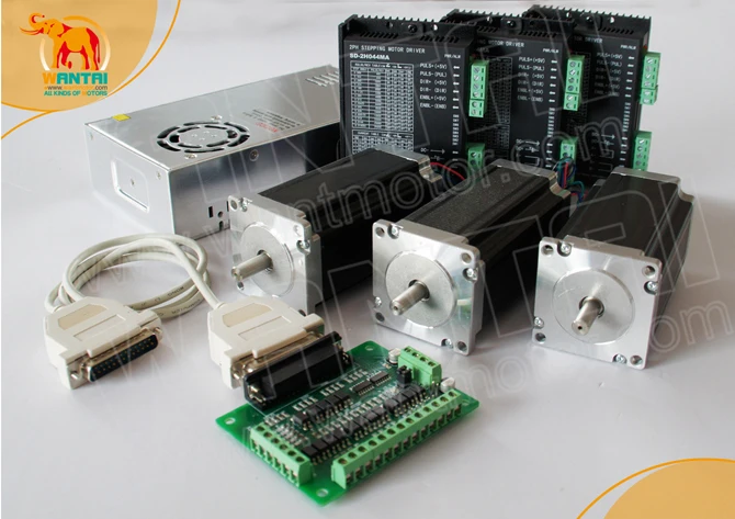 3AXIS Wantai Nema23 Single Shaft 57BYGH115-003 Stepper Motor 3Nm 425oz-in&DriverDQ542MA 50V4.2A+Power Supply+Cable CNC Rounter
3AXIS Wantai Nema23 Single Shaft 57BYGH115-003 Stepper Motor 3Nm 425oz-in&DriverDQ542MA 50V4.2A+Power Supply+Cable CNC Rounter