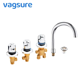 Vagsure Bathtub Faucet Set Brass Switch Control Valve For Cold and Hot Water Tap Faucet Wall Mounted Bathtub Mixer Tap Sets
Vagsure Bathtub Faucet Set Brass Switch Control Valve For Cold and Hot Water Tap Faucet Wall Mounted Bathtub Mixer Tap Sets
