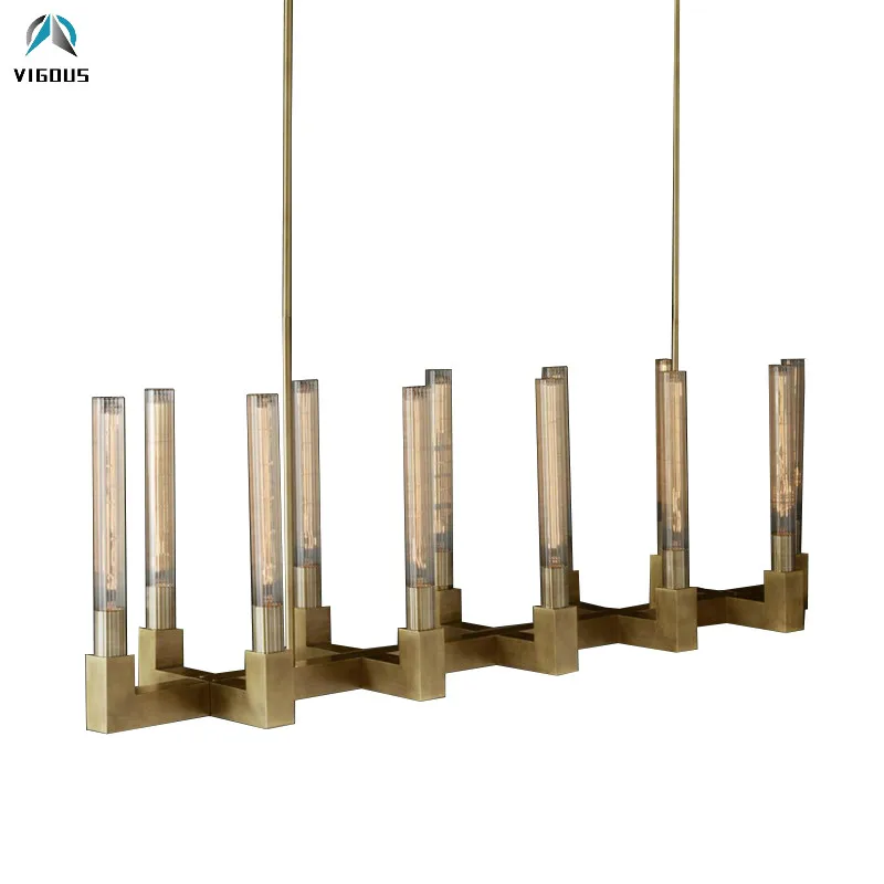 American RH Retro Gold E27 Edison Bulb Led Chandelier Luminaria Lustre Glass Shades Pendant Chandelier Lighting Indoor Lamparas
American RH Retro Gold E27 Edison Bulb Led Chandelier Luminaria Lustre Glass Shades Pendant Chandelier Lighting Indoor Lamparas