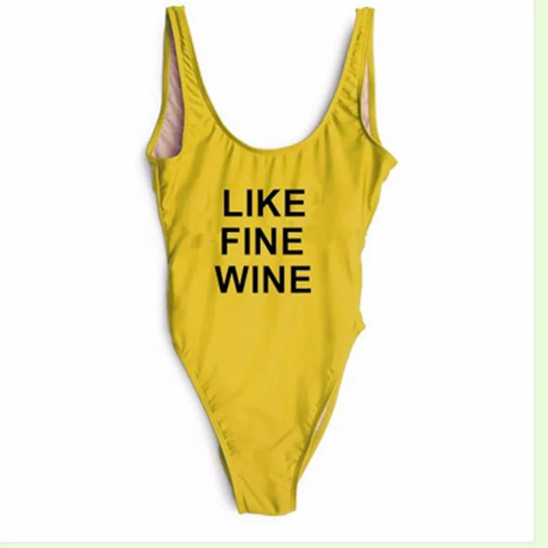 Like Fine Wine 2017 Swimwear Women One-Piece Swimsuits Sexy May Beach Monokini Maillot de bain Bodysuit Banadores Mayo Trikini
Like Fine Wine 2017 Swimwear Women One-Piece Swimsuits Sexy May Beach Monokini Maillot de bain Bodysuit Banadores Mayo Trikini