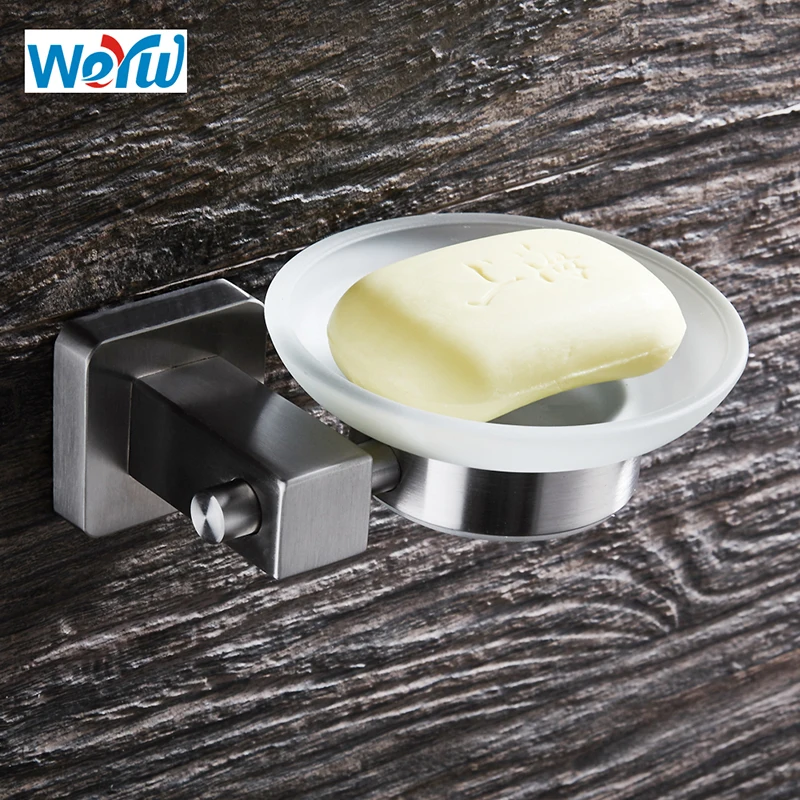 WEYUU Soap Dish Holder SUS304 Stainless Steel Soap Basket Wall mounted Bathroom Accessories Wire drawing
WEYUU Soap Dish Holder SUS304 Stainless Steel Soap Basket Wall mounted Bathroom Accessories Wire drawing