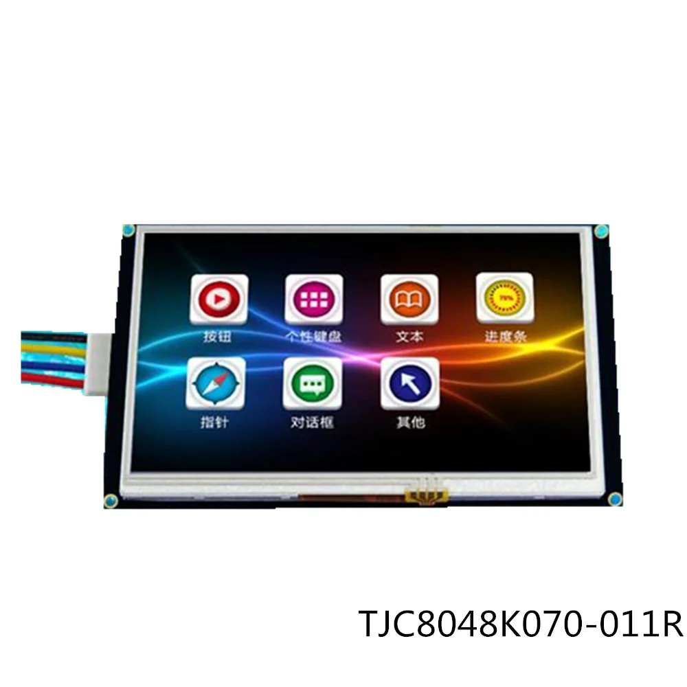 7-inch enhanced USART HMI serial port configuration screen expansion IO EEPROM TFT LCD screen
7-inch enhanced USART HMI serial port configuration screen expansion IO EEPROM TFT LCD screen