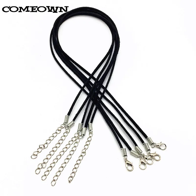 COMEWON 5PCS Faux Suede Leather Cord Choker Necklace With Lobster Clasp 45cm+5cm Extended For Pendant DIY Jewelry Accessories
COMEWON 5PCS Faux Suede Leather Cord Choker Necklace With Lobster Clasp 45cm+5cm Extended For Pendant DIY Jewelry Accessories
