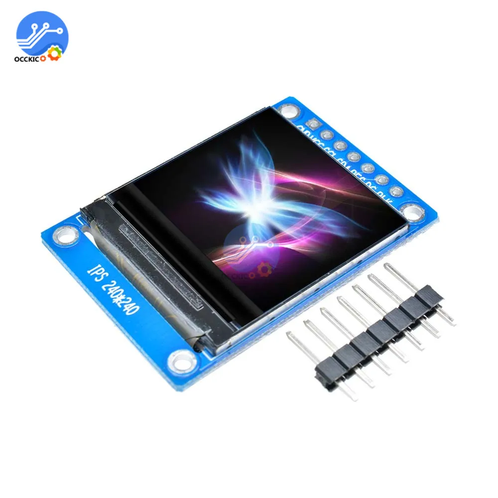 1.3 inch LCD OLED Screen Display Module 240*240 IPS HD TFT ST7789VW Drive IC 3.3V Voltage SPI Interface Full Color DIY
1.3 inch LCD OLED Screen Display Module 240*240 IPS HD TFT ST7789VW Drive IC 3.3V Voltage SPI Interface Full Color DIY