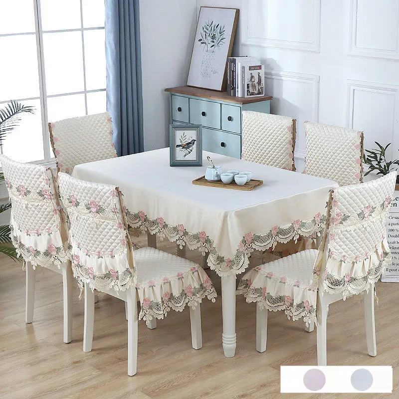 Pastoral Tablecloth Chair Cushion Cover Set Dinning Printed Solid Rectangle Table Cloth Floral Fresh Style Wedding Table Decorat
Pastoral Tablecloth Chair Cushion Cover Set Dinning Printed Solid Rectangle Table Cloth Floral Fresh Style Wedding Table Decorat