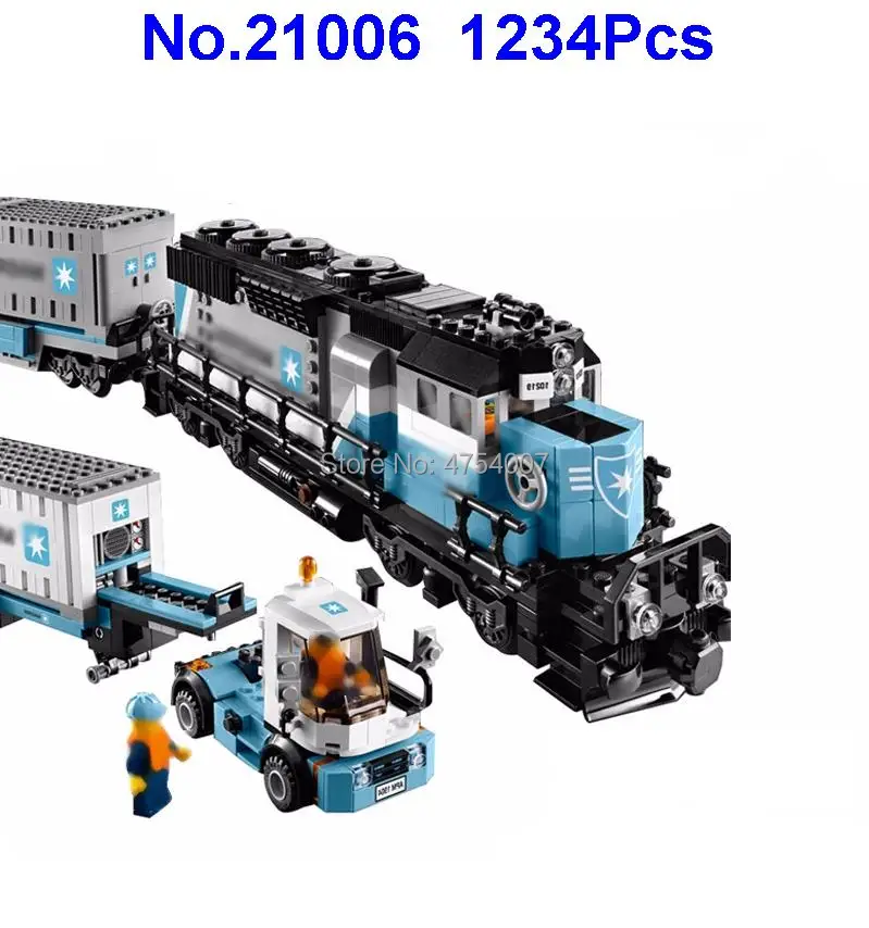 21006 1234pcs technic ultimate series maersk train building blocks compatible 10219 Toy
21006 1234pcs technic ultimate series maersk train building blocks compatible 10219 Toy