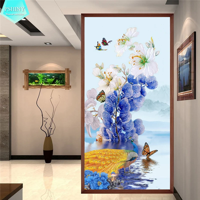 PSHINY 5D DIY Diamond painting Peacocks animal Pictures with full display round rhinestones Diamond embroidery sale new arrivals
PSHINY 5D DIY Diamond painting Peacocks animal Pictures with full display round rhinestones Diamond embroidery sale new arrivals
