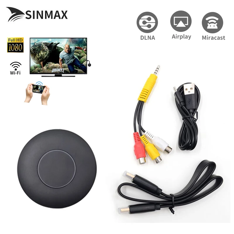 

Q1 smart TV stick dual core RK3036 H.265 Miracast DLNA Airplay Wifi display receiver dongle HD+AV output Car stick vs mirascreen