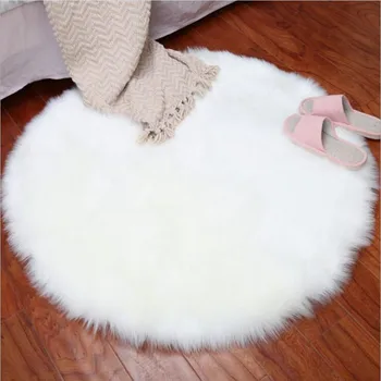 Soft Round Wool Carpet Living Room Coffee Table Cushion Sofa Plush Carpet Bedroom Covered Mattress White Floating Window Mat
Soft Round Wool Carpet Living Room Coffee Table Cushion Sofa Plush Carpet Bedroom Covered Mattress White Floating Window Mat