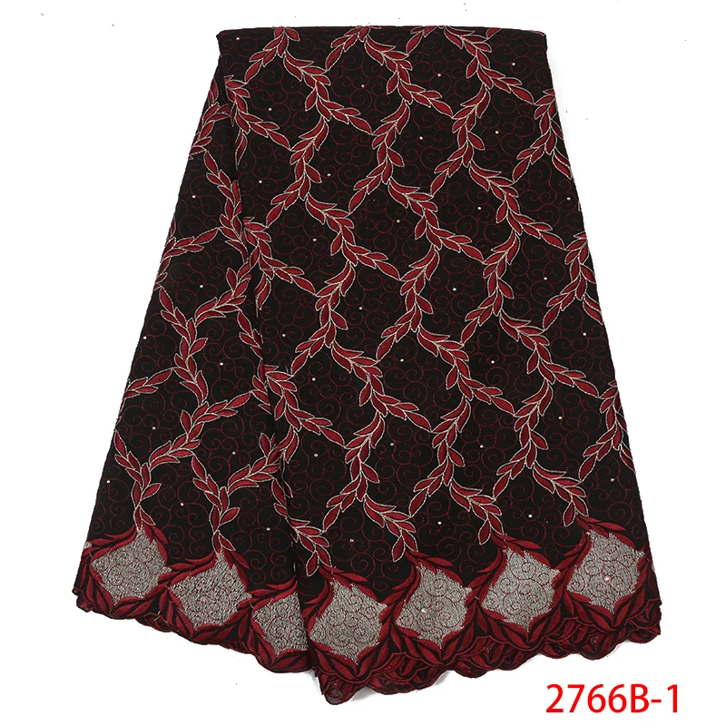 Nigerian Swiss Voile Lace In Switzerland 2019 High Quality African Dry Cotton Fabric For Women Dress With Stones GD2766B-1 | Дом и сад