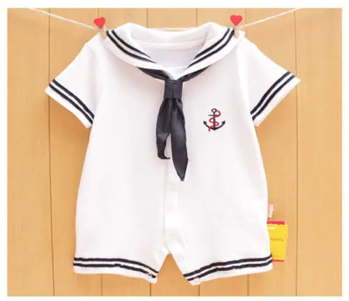 Baby Boy Girl Summer Cute Short Sleeve Pants Sailor Romper Clothes Hot Baby Boy Girl Sailor Costume Romper Jumpsuit Outfits
Baby Boy Girl Summer Cute Short Sleeve Pants Sailor Romper Clothes Hot Baby Boy Girl Sailor Costume Romper Jumpsuit Outfits