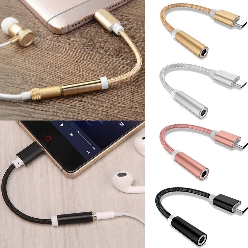 Type-C To Audio Port Adapter Cable 3.5mm Earphones Headphones 3.5 Mm To Type C Connector for Meizu MX6 PRO 5 Pro 6 Leeco Le PRO
Type-C To Audio Port Adapter Cable 3.5mm Earphones Headphones 3.5 Mm To Type C Connector for Meizu MX6 PRO 5 Pro 6 Leeco Le PRO