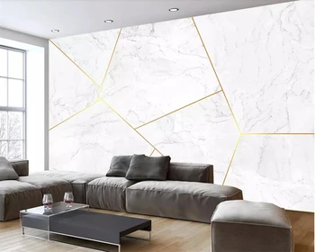 beibehang Custom wallpaper 3d stereo photo mural Nordic high-end atmospheric marble gold texture geometric background wall paper
beibehang Custom wallpaper 3d stereo photo mural Nordic high-end atmospheric marble gold texture geometric background wall paper