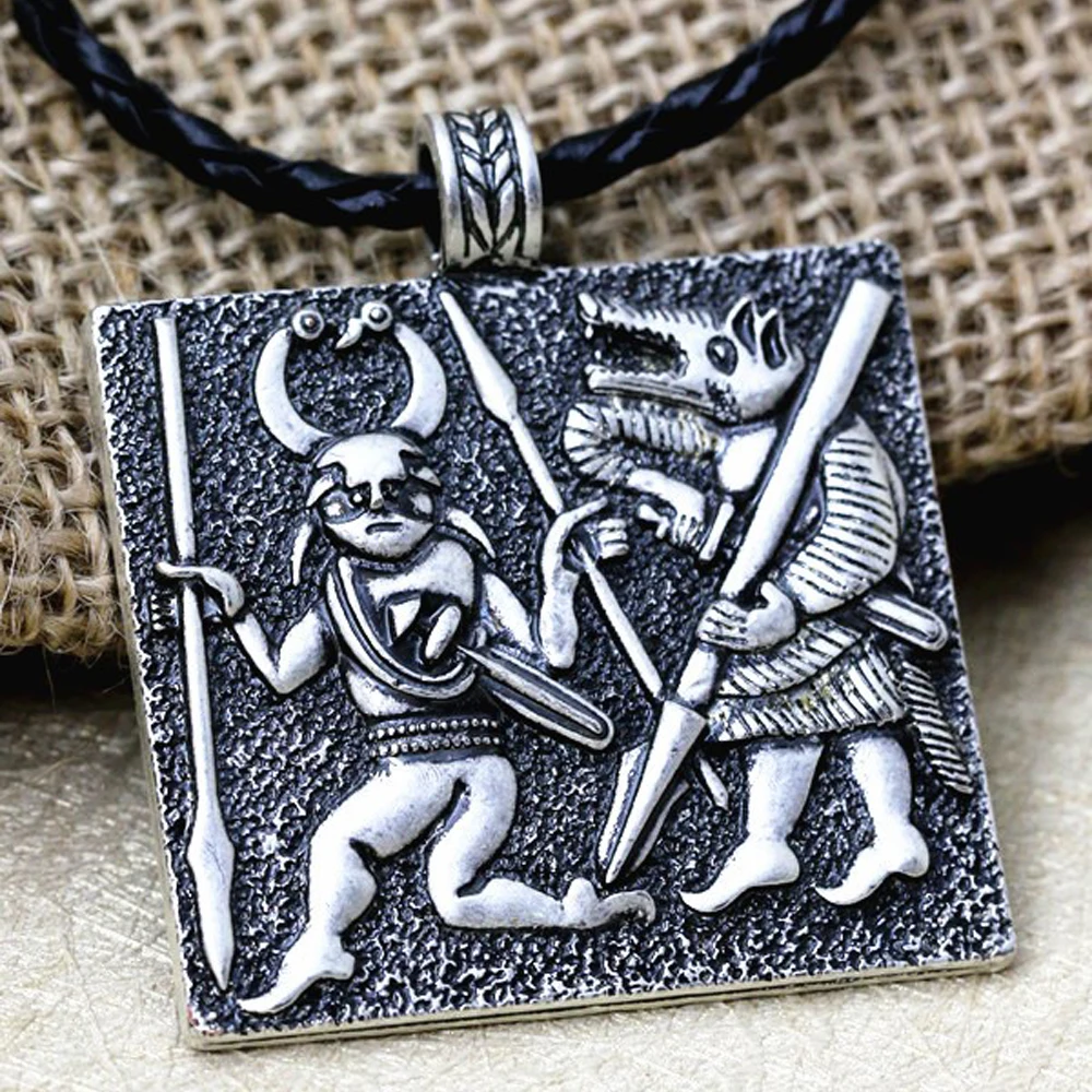 1pcs Norse Vikings Legendary The Saxons Solider and Spear Weapon Amulet Pendant Necklace Viking Nordic Talisman Pendant Necklace
1pcs Norse Vikings Legendary The Saxons Solider and Spear Weapon Amulet Pendant Necklace Viking Nordic Talisman Pendant Necklace