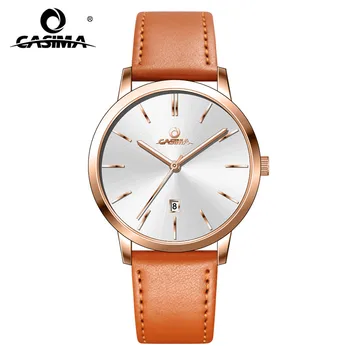 CASIMA Thin Silver Gold Watch Man Ladies Couple Lover's Quartz Wrist Watch For Men Women Calendar Clock Saat Relogio Masculino
CASIMA Thin Silver Gold Watch Man Ladies Couple Lover's Quartz Wrist Watch For Men Women Calendar Clock Saat Relogio Masculino