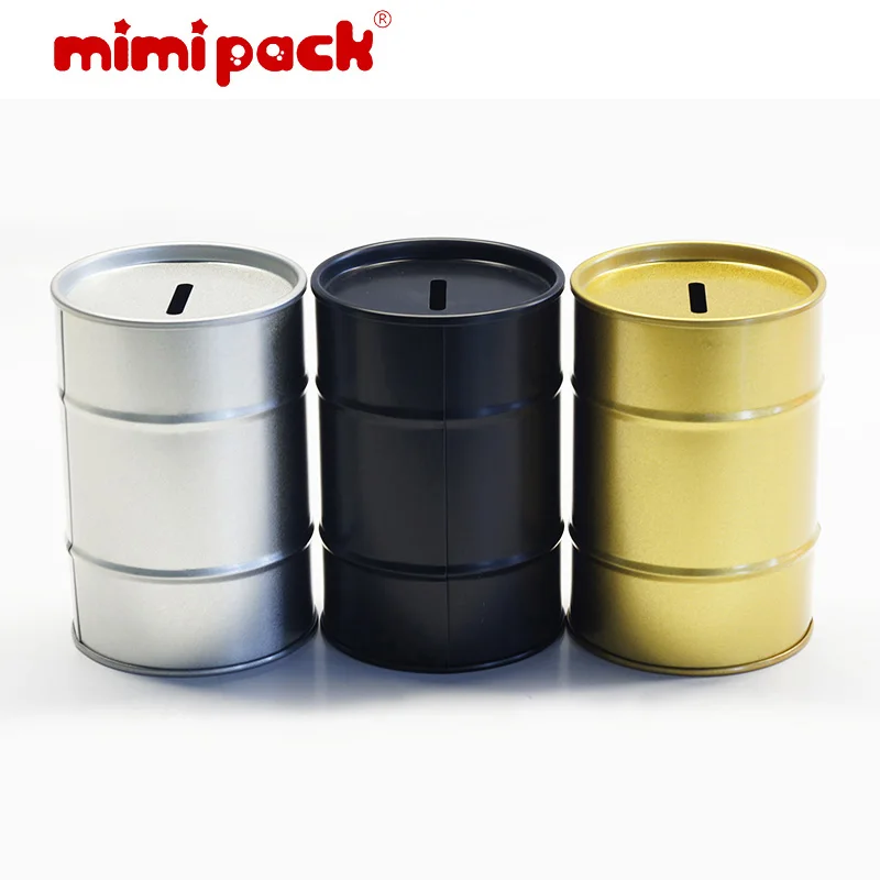 mimipack Round Metal Coin Tin Can Piggy Bank Storage Money Box Pen Holder Gift, 1 piece, 3 Colors, 77x115mm
mimipack Round Metal Coin Tin Can Piggy Bank Storage Money Box Pen Holder Gift, 1 piece, 3 Colors, 77x115mm