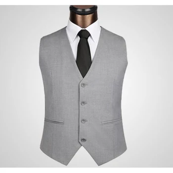 New Men's Clothing Slim Colete Vest Cotton Double Breasted Sleeveless Jacket Waistcoat Men Suit Vest Size S-4XL
New Men's Clothing Slim Colete Vest Cotton Double Breasted Sleeveless Jacket Waistcoat Men Suit Vest Size S-4XL