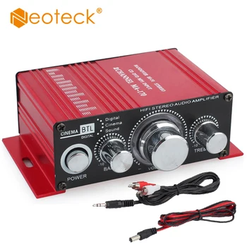 Neoteck Mini Hi-Fi Stereo 12V Mini Car Stereo Audio Stereo Bass Amplifier Amplifiers Sound CD DVD MP3 Input for Motorcycle Home
Neoteck Mini Hi-Fi Stereo 12V Mini Car Stereo Audio Stereo Bass Amplifier Amplifiers Sound CD DVD MP3 Input for Motorcycle Home