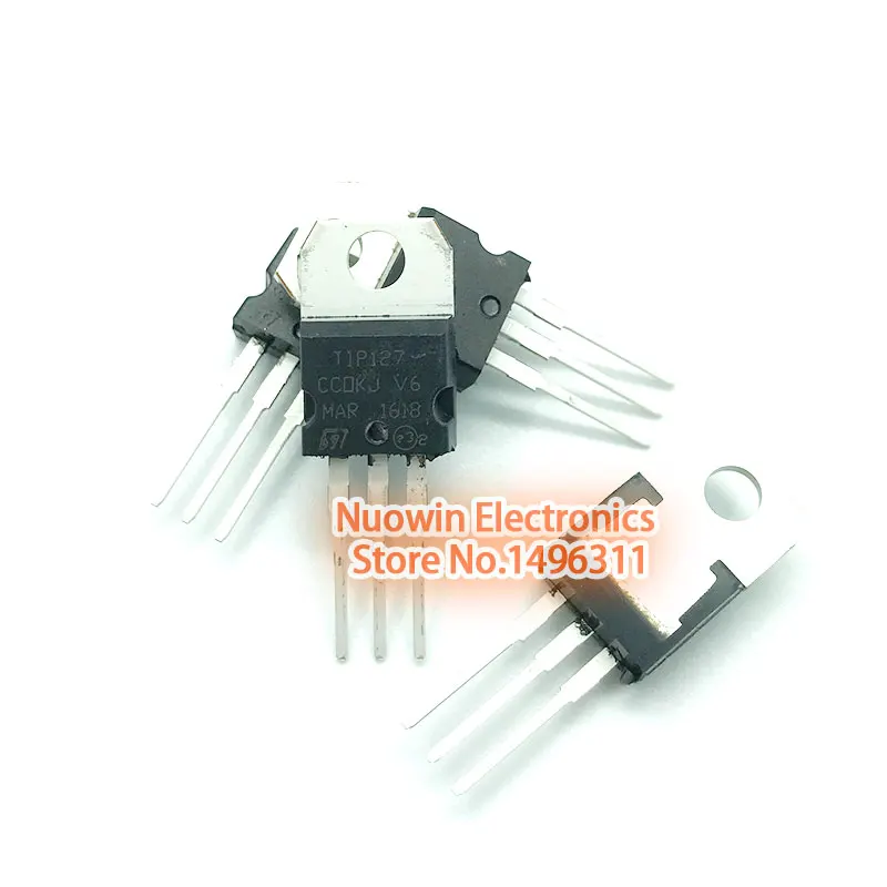 10PCS TIP127 (5.0A,60-100V,65W) PNP DARLINGTON TRANSISTOR(SWITCHING REGULATORS PWM INVERTERS SOLENOID AND RELAY DRIVERS)
10PCS TIP127 (5.0A,60-100V,65W) PNP DARLINGTON TRANSISTOR(SWITCHING REGULATORS PWM INVERTERS SOLENOID AND RELAY DRIVERS)