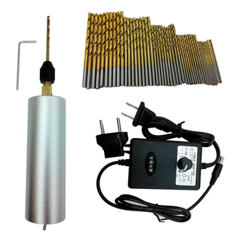 3-12V Adjustable Speed Hand Drill Motor Hole Saw Aluminum Mini Electric DIY PCB with 50pc drill for Wood Plastic Drilling
3-12V Adjustable Speed Hand Drill Motor Hole Saw Aluminum Mini Electric DIY PCB with 50pc drill for Wood Plastic Drilling