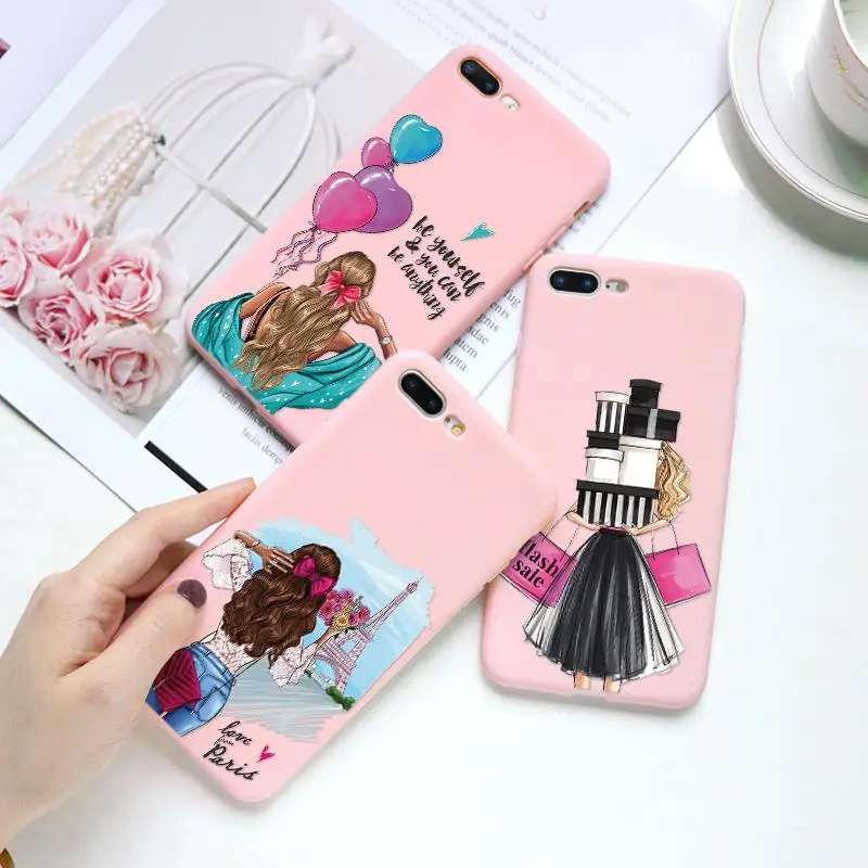 Fashion Black Brown Hair Baby Mom Girl Case For iPhone 8 7 6 6S Plus Pink Matte Silicone Fundas For iPhone X XS XR XS Max Coque
Fashion Black Brown Hair Baby Mom Girl Case For iPhone 8 7 6 6S Plus Pink Matte Silicone Fundas For iPhone X XS XR XS Max Coque