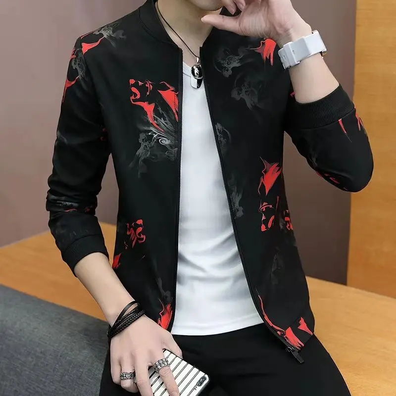 2019 Spring Summer Mens Jackets And Coats Thin Slim Fit Bomber Jackets Black Stand Collar jaqueta masculina Hot Sale
2019 Spring Summer Mens Jackets And Coats Thin Slim Fit Bomber Jackets Black Stand Collar jaqueta masculina Hot Sale
