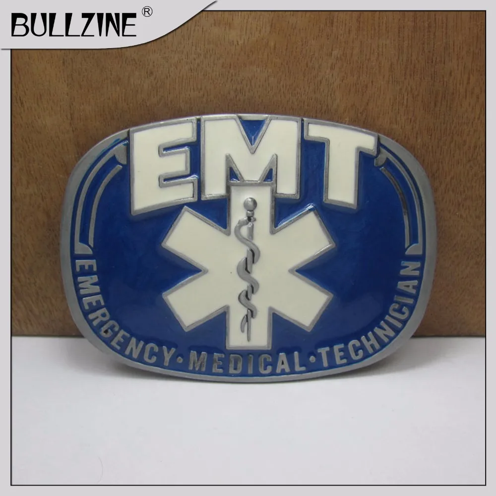 Bullzine EMT belt buckle with pewter finish FP-03483 suitable for 4cm width snap on belt
Bullzine EMT belt buckle with pewter finish FP-03483 suitable for 4cm width snap on belt