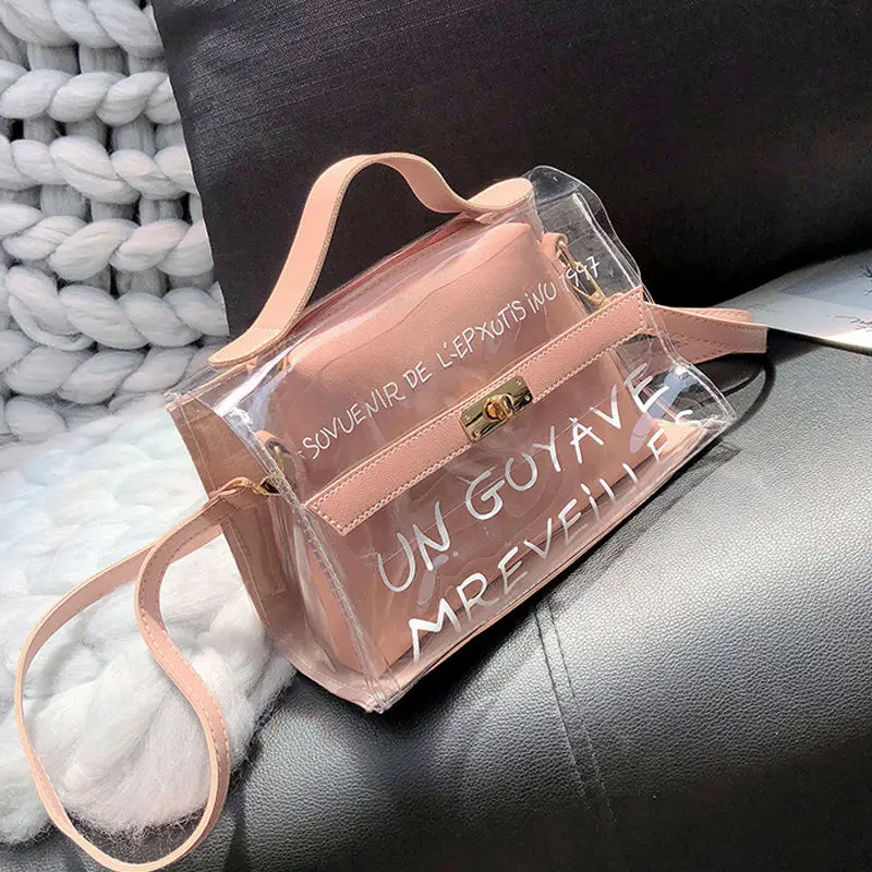 2019 Hot Sale Women's Transparent Shoulder bag Design Simple Fashion Ladies Tote Messenger Bags Female Crossbody Shoulder Bags
2019 Hot Sale Women's Transparent Shoulder bag Design Simple Fashion Ladies Tote Messenger Bags Female Crossbody Shoulder Bags