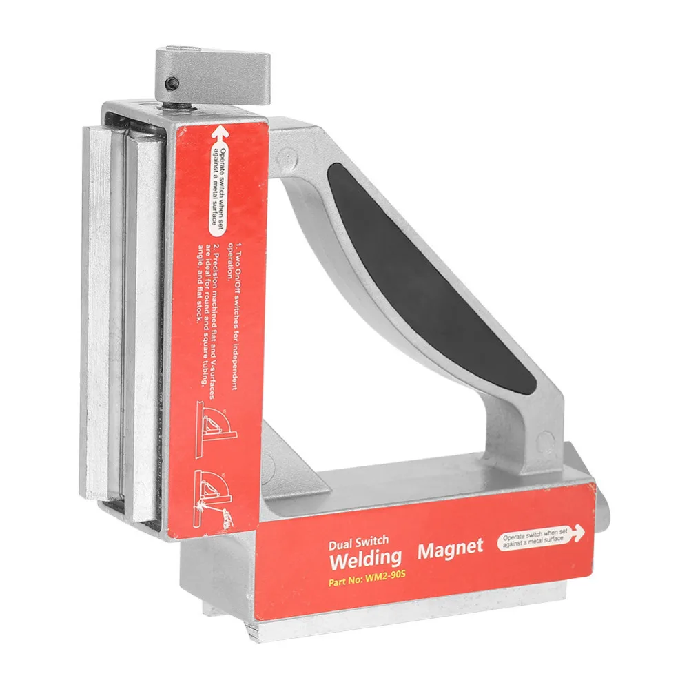 Dual Switch Magnetic Welding Jig 90 Degree Strong Magnetic Welder Jig Holder For Fixing Metal Welding Processing Hand Tools
Dual Switch Magnetic Welding Jig 90 Degree Strong Magnetic Welder Jig Holder For Fixing Metal Welding Processing Hand Tools