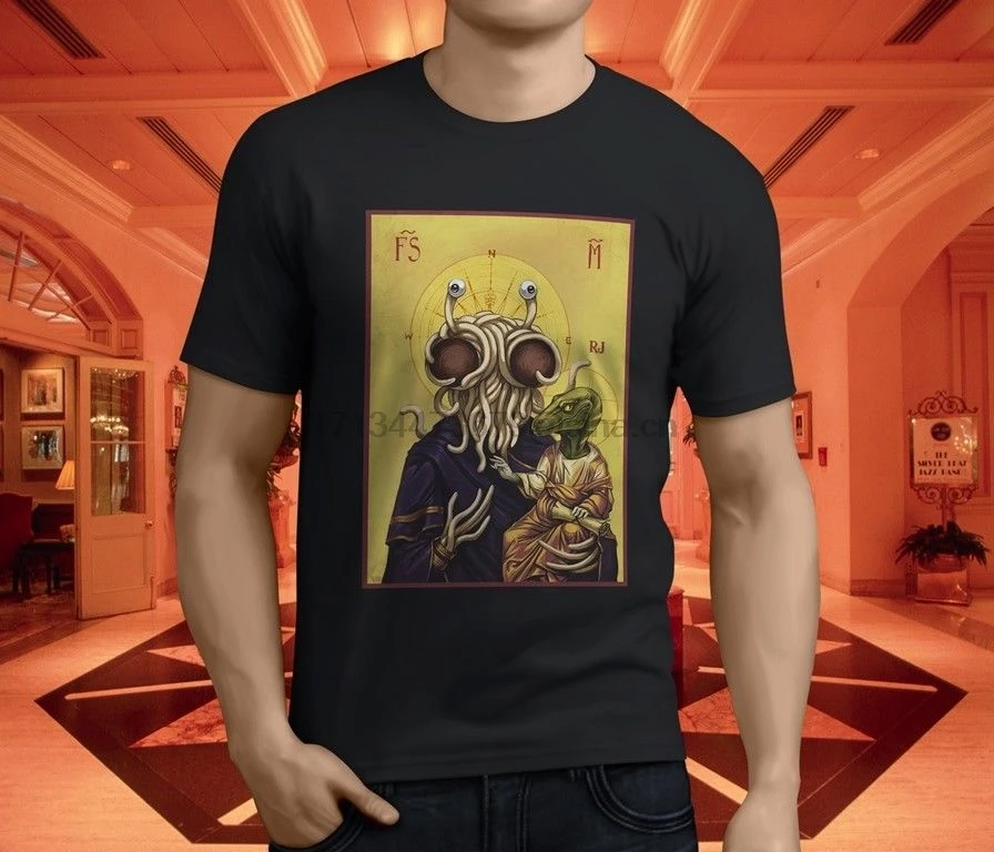 New Popular The Flying Spaghetti Monster Dark Men Black T-Shirt Size S-3XL Cotton T-Shirt Fashion T Shirt top tee
New Popular The Flying Spaghetti Monster Dark Men Black T-Shirt Size S-3XL Cotton T-Shirt Fashion T Shirt top tee