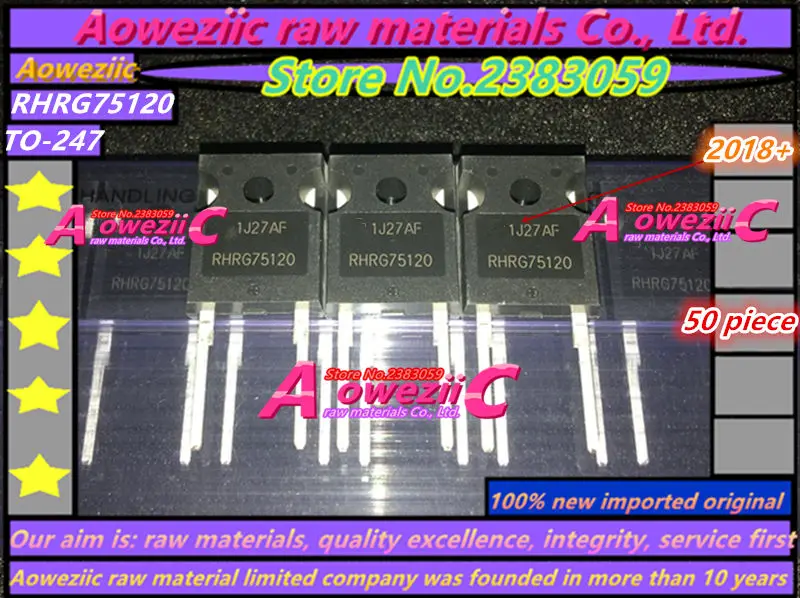 Aoweziic 2018+ (50 PCS) 100% new imported original RHRG75120 75120 TO-247 diode fast recovery tube rectifier 75A 1200V
Aoweziic 2018+ (50 PCS) 100% new imported original RHRG75120 75120 TO-247 diode fast recovery tube rectifier 75A 1200V
