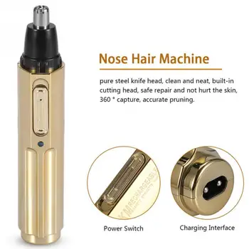Nose Hair Trimmer for Men Women Nose Ear Face Eyebrow Hair Removal Shaving Hairs Cut Shaping Washed Trimmer Clipper Cleaner
Nose Hair Trimmer for Men Women Nose Ear Face Eyebrow Hair Removal Shaving Hairs Cut Shaping Washed Trimmer Clipper Cleaner