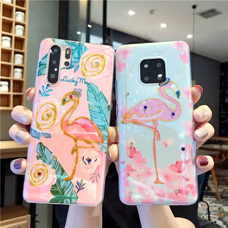 Glitter diamond soft phone Cases For Huawei P20 P30 Mate 20 Pro Lite Nova 3 3i P Smart Plus Cute flamingo Soft Cover Conque Capa
Glitter diamond soft phone Cases For Huawei P20 P30 Mate 20 Pro Lite Nova 3 3i P Smart Plus Cute flamingo Soft Cover Conque Capa