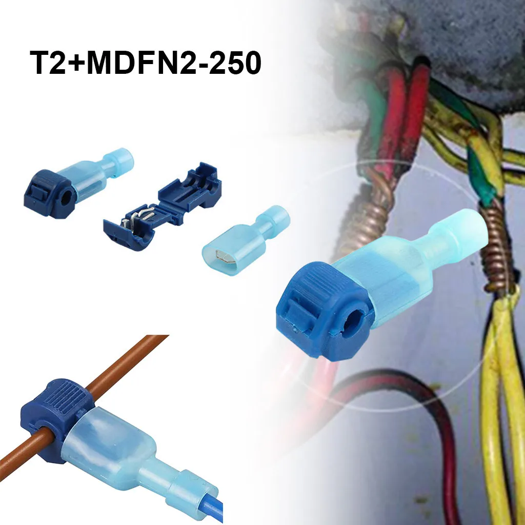 40pcs Quick Lock Splice Wire Connector Terminal Crimp Clip Car Wiring Cable Kit d90708
40pcs Quick Lock Splice Wire Connector Terminal Crimp Clip Car Wiring Cable Kit d90708