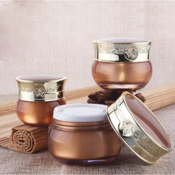 20pcs Container Cosmetic Jar Packaging Box Acrylic Carved Cap Makeup Pots UV Golden Face Cream Tin Bottle Jars 10g 15g 30g
20pcs Container Cosmetic Jar Packaging Box Acrylic Carved Cap Makeup Pots UV Golden Face Cream Tin Bottle Jars 10g 15g 30g