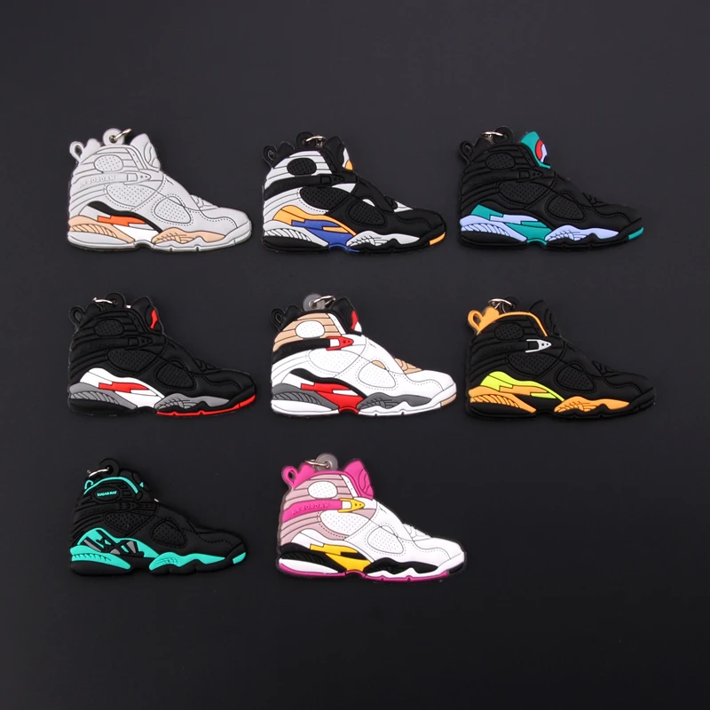 New Mini Jordan 8 Keychain Shoe Men Wome Kids Key Ring Gift Basketball Sneaker Key Chain Key Holder Porte Clef
New Mini Jordan 8 Keychain Shoe Men Wome Kids Key Ring Gift Basketball Sneaker Key Chain Key Holder Porte Clef
