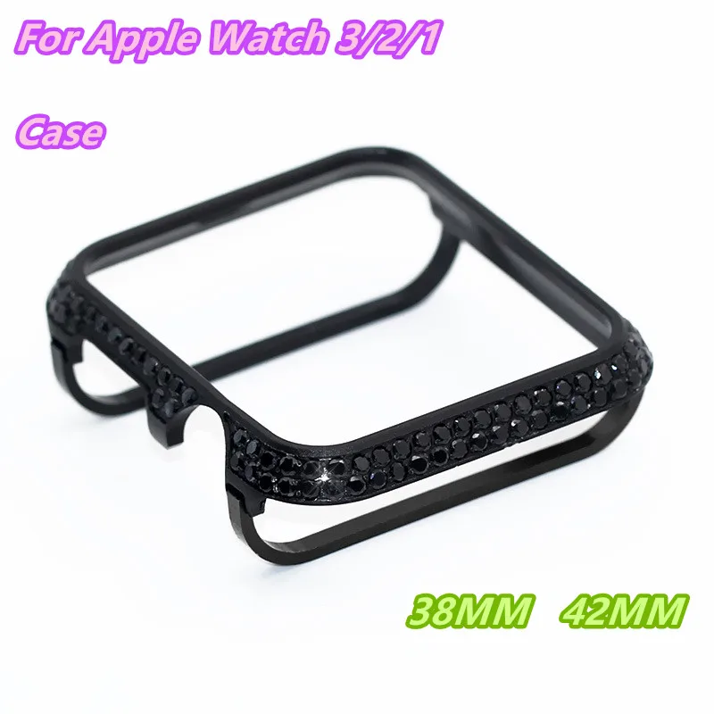Stainless Steel Diamonds Case Cover 42/38mm For Apple Watch Series 3/2/1 Protector Case Crystal Diamonds Frame Case For IWatch
Stainless Steel Diamonds Case Cover 42/38mm For Apple Watch Series 3/2/1 Protector Case Crystal Diamonds Frame Case For IWatch