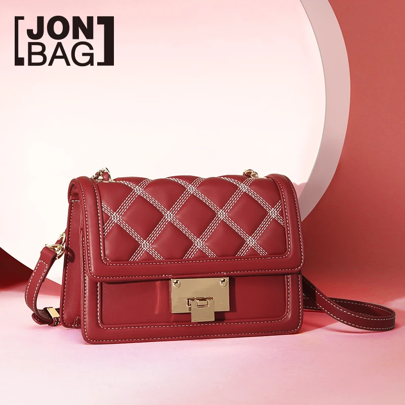 JONBAG red small fragrant lattice chain small bag 2019 new fashion Korean version versatile single-shoulder cross-body bag
JONBAG red small fragrant lattice chain small bag 2019 new fashion Korean version versatile single-shoulder cross-body bag