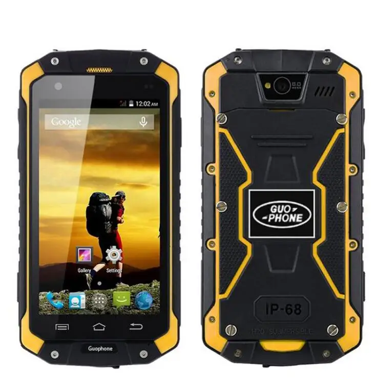 GuoPhone V9 IP68 Водонепроницаемый противоударный MTk6572 Dual Core 4 5 дюйма Android 7 0 1 GB 8 8MP gps FM Sim