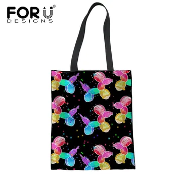 FORUDESIGNS Cute Balloon Dogs Printing Foldable Eco Reusable Shopping Bag Folding Tote for Women Storage Linen Handbags Bolsa
FORUDESIGNS Cute Balloon Dogs Printing Foldable Eco Reusable Shopping Bag Folding Tote for Women Storage Linen Handbags Bolsa