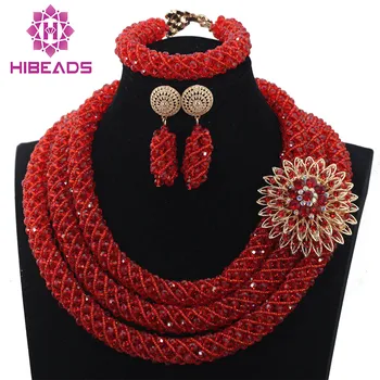 Amazing Red African Nigerian Jewelry Sets 3 Layers Crystal Bridal Costume Women Jewelry Set 2017 Free Shipping WD884
Amazing Red African Nigerian Jewelry Sets 3 Layers Crystal Bridal Costume Women Jewelry Set 2017 Free Shipping WD884