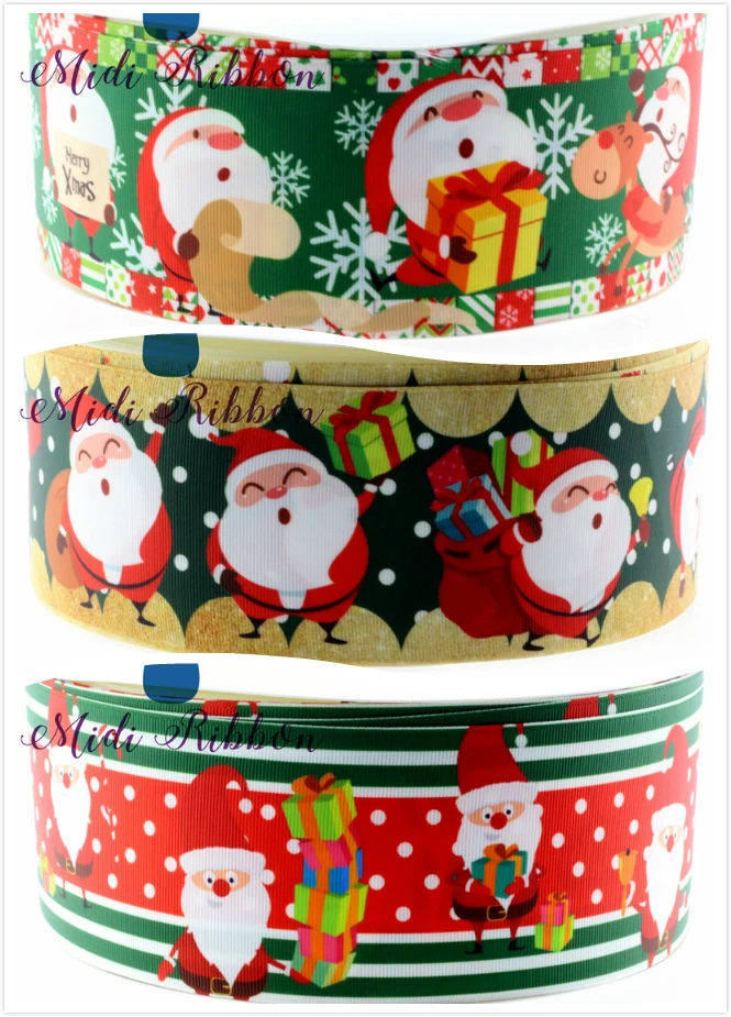 NEW 16mm-75mm Merry Christmas Santas Grosgrain Ribbon/foe 50y/lot diy large cheer hair bow clip band gift wrapping supplies
NEW 16mm-75mm Merry Christmas Santas Grosgrain Ribbon/foe 50y/lot diy large cheer hair bow clip band gift wrapping supplies