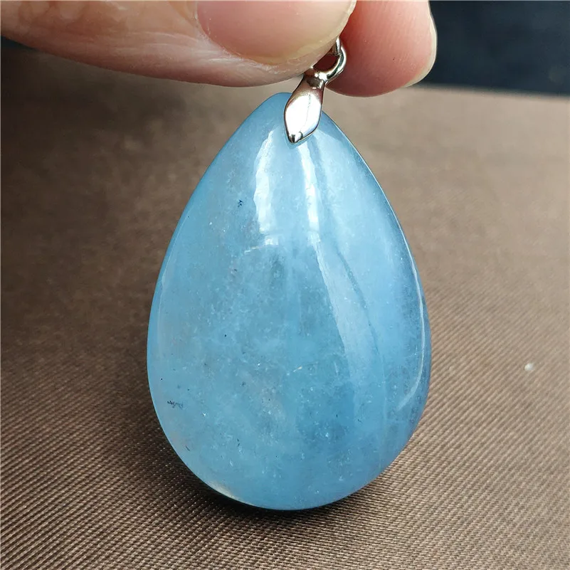 Natural Blue Aquamarine Necklace Pendant Water Drop Clear Stone 36x25x10mm Women Man Love Anniversary Lucky Gift Fashion Pendant
Natural Blue Aquamarine Necklace Pendant Water Drop Clear Stone 36x25x10mm Women Man Love Anniversary Lucky Gift Fashion Pendant