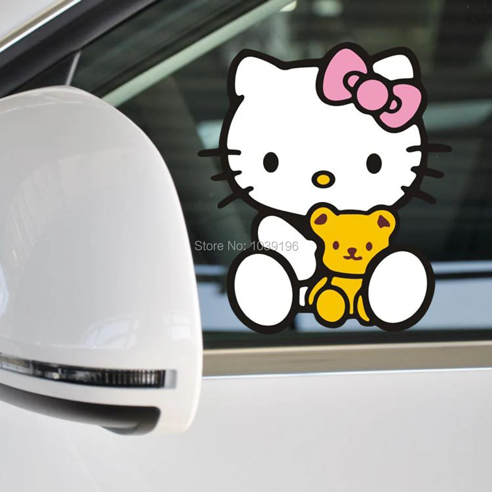 10 x Funny Lovely Creative Car Covers Hello Kitty Hug the Bear Decoration Car Body Fuel Tank Cap Stickers Decal Pattern Vinyl
10 x Funny Lovely Creative Car Covers Hello Kitty Hug the Bear Decoration Car Body Fuel Tank Cap Stickers Decal Pattern Vinyl