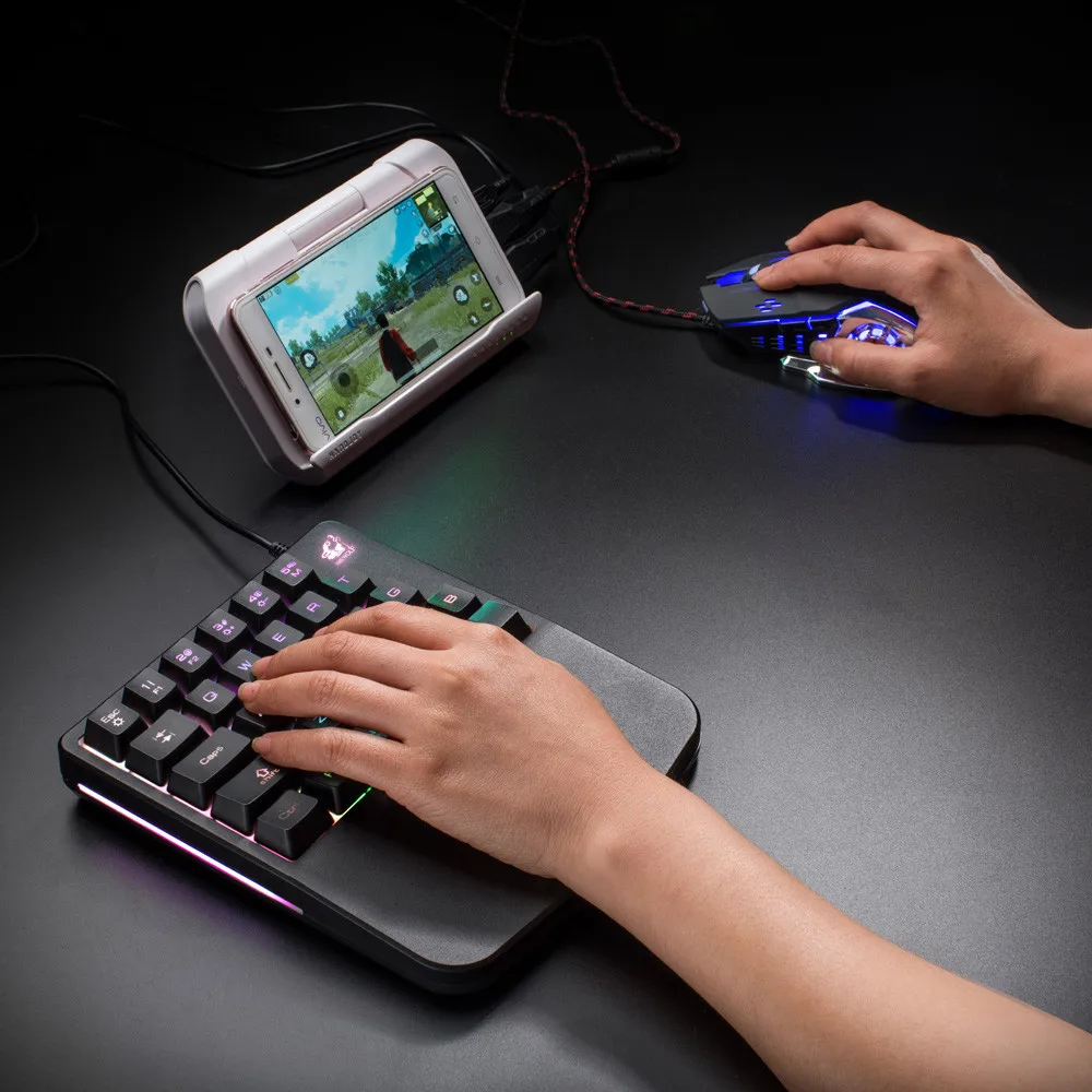 K11 Wired 28 Keys LED Backlit Usb Ergonomic Single Hand Keypad Gaming Mechanical Keyboard for PC Tablet gaming toetsenbord+1
K11 Wired 28 Keys LED Backlit Usb Ergonomic Single Hand Keypad Gaming Mechanical Keyboard for PC Tablet gaming toetsenbord+1