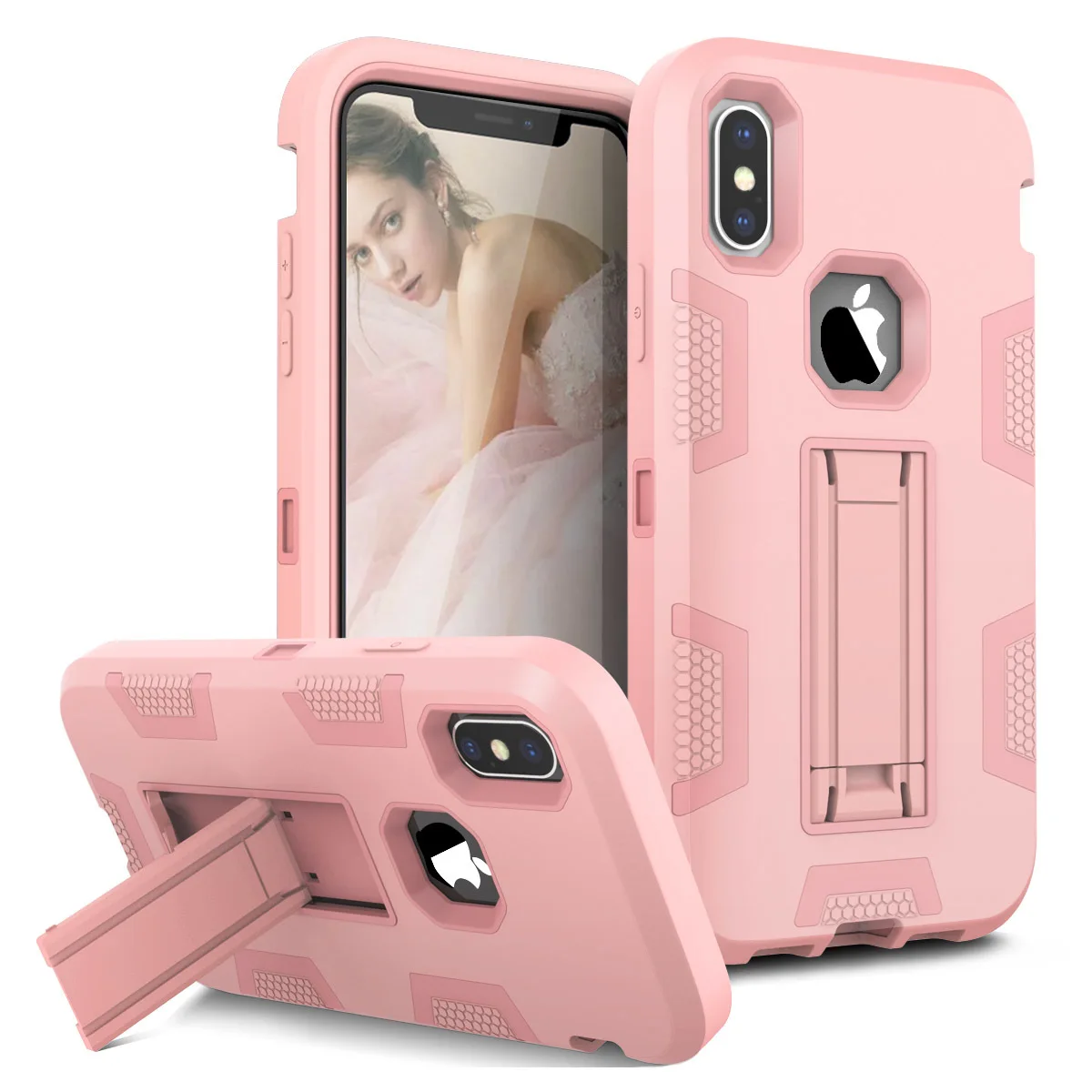 GrandEver 2 In 1 Heavy Protective Case For Iphone X Case C2 Hard For Black Rose Gold Red Back Cover For Iphone X Case Stand
GrandEver 2 In 1 Heavy Protective Case For Iphone X Case C2 Hard For Black Rose Gold Red Back Cover For Iphone X Case Stand