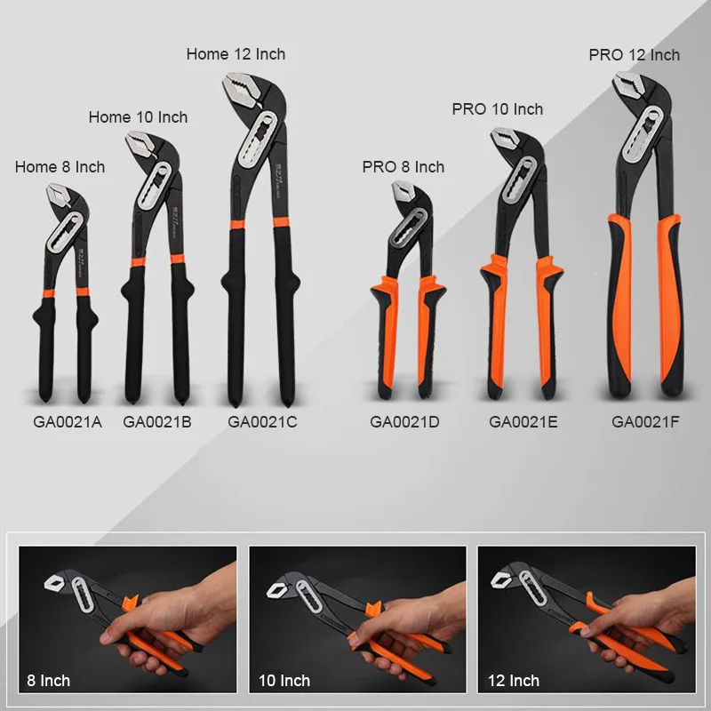 Pipe Wrenches Water Clamp Universal Adjustable Home Opening Pipe Hand Tools of Plumber Pipe Pliers Water Pump Tongs 10"12" 1pcs
Pipe Wrenches Water Clamp Universal Adjustable Home Opening Pipe Hand Tools of Plumber Pipe Pliers Water Pump Tongs 10"12" 1pcs